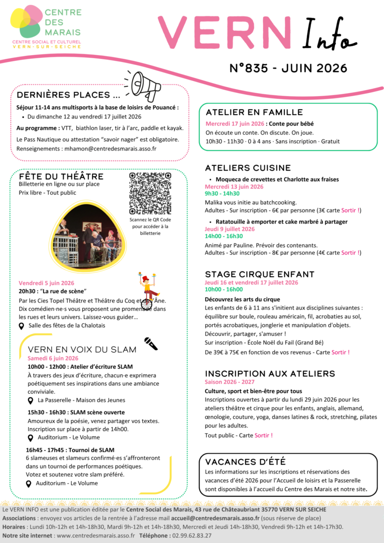 vern info n° 835 juin 2026