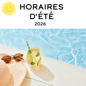 Horaire d'été 2026