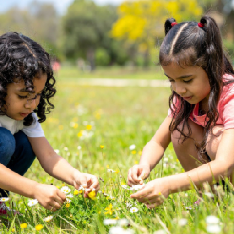 enfants printemps
