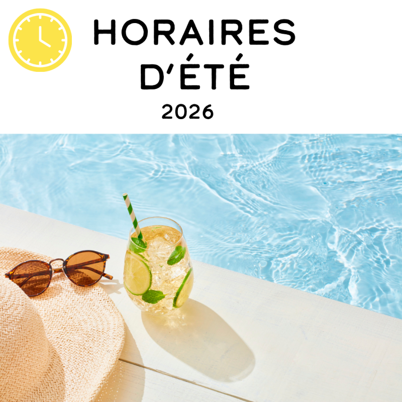 Horaire d'été 2026